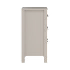 Rowan 80cm 3 Drawer Chest of Drawers - Cashmere - FurniComp