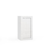 Selene 1 Door White Gloss Bathroom Storage Cabinet - FurniComp