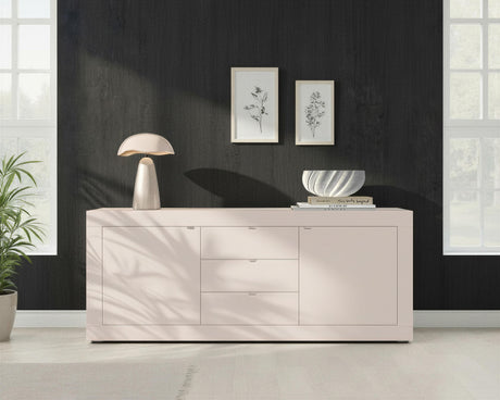 Selene 2 Door 3 Drawer Cashmere Sideboard - FurniComp