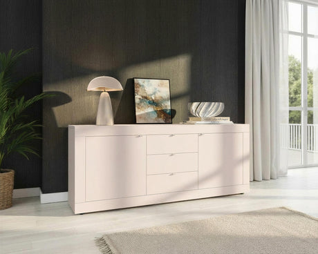 Selene 2 Door 3 Drawer Cashmere Sideboard - FurniComp