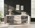 Selene 2 Door 3 Drawer Cashmere Sideboard - FurniComp