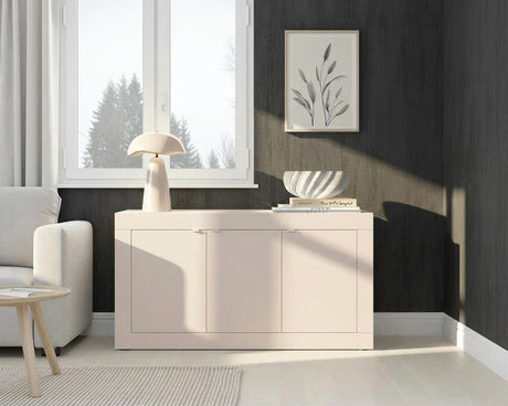 Selene 3 Door Cashmere Sideboard - FurniComp