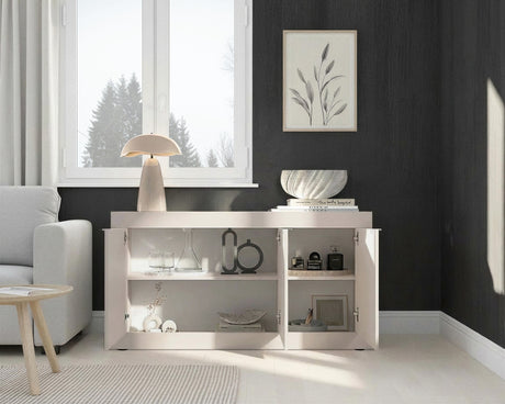 Selene 3 Door Cashmere Sideboard - FurniComp
