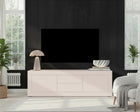 Selene Large 2 Door 2 Drawer Cashmere TV Unit - FurniComp