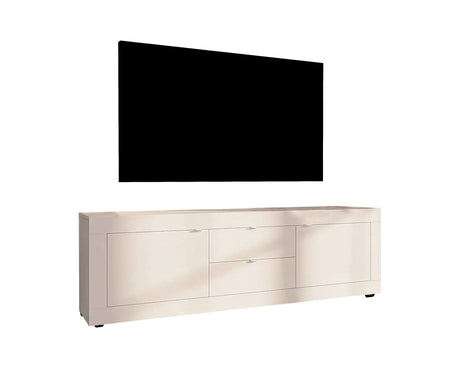 Selene Large 2 Door 2 Drawer Cashmere TV Unit - FurniComp