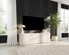 Selene Large 2 Door 2 Drawer Cashmere TV Unit - FurniComp