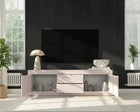 Selene Large 2 Door 2 Drawer Cashmere TV Unit - FurniComp