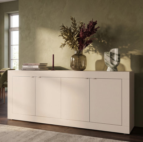Selene 4 Door Cashmere Sideboard - FurniComp