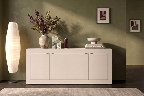 Selene 4 Door Cashmere Sideboard - FurniComp