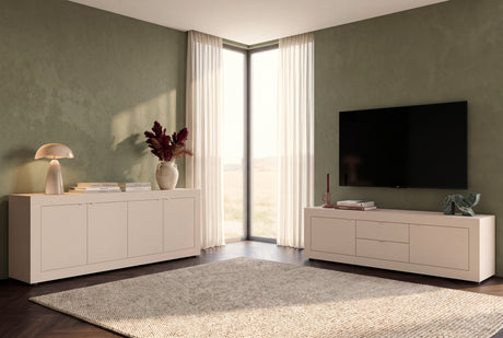 Selene 4 Door Cashmere Sideboard - FurniComp