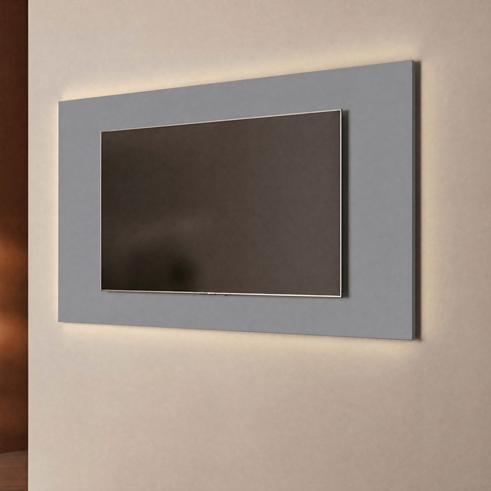Combo 180x100cm Wall TV Backboard-Slate Grey - FurniComp