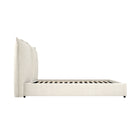 Marco Ivory Linen Fabric Bed Frame - FurniComp