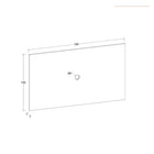 Combo Media Wall Entertainment Unit - Cadiz Oak & Travertine Stone - FurniComp