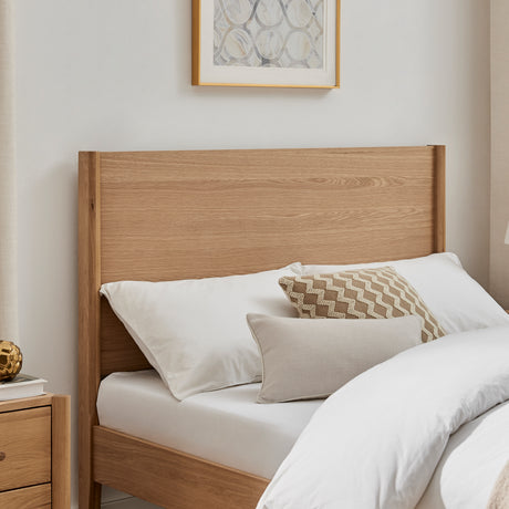 Theo Wooden Oak Bed Frame - FurniComp