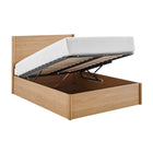 Theo Wooden Oak Storage Bed Frame - FurniComp
