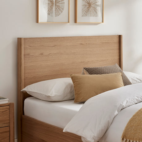 Theo Wooden Oak Storage Bed Frame - FurniComp