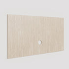 Combo 350cm Slatted Wall Panelling & TV Backboard – Mercure Oak & Travertine Stone - FurniComp