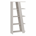 Turin 70cm 5 Tier Ladder Bookcase- Sand - FurniComp