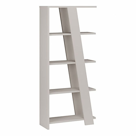 Turin 70cm 5 Tier Ladder Bookcase- Sand - FurniComp