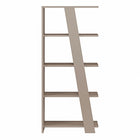 Turin 70cm 5 Tier Ladder Bookcase- Taupe - FurniComp