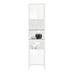 Verona 1 Door White Gloss Tall Glass Display Cabinet - FurniComp
