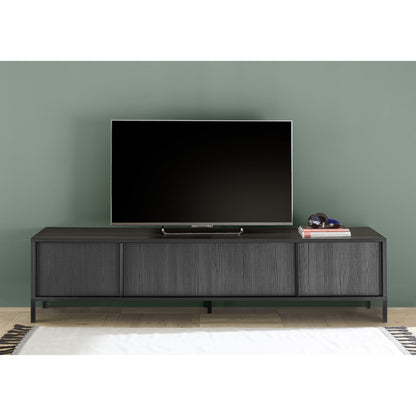 Verona 4 Door 206cm Black Oak Large TV Stand - FurniComp