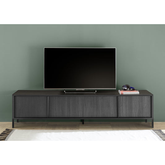 Verona 4 Door 206cm Black Oak Large TV Stand - FurniComp