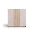 Vida 3 Door 120cm Cashmere & Oak 30 Pair Large Shoe Cabinet - FurniComp