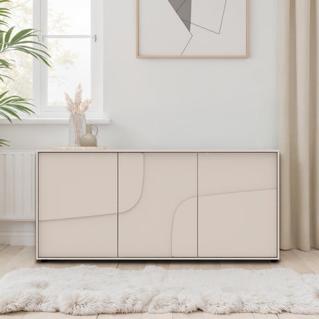 Vienna 150cm 3 Door Cashmere Sideboard - FurniComp