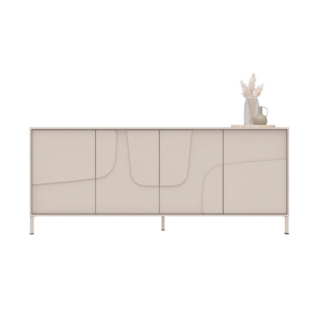 Vienna 210cm 4 Door Large Cashmere Sideboard - FurniComp