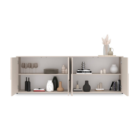 Vienna 210cm 4 Door Large Cashmere Sideboard - FurniComp