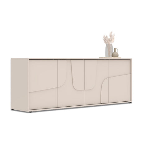 Vienna 210cm 4 Door Large Cashmere Sideboard - FurniComp