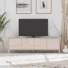 Vienna 210cm 4 Door Large Cashmere TV Unit - FurniComp