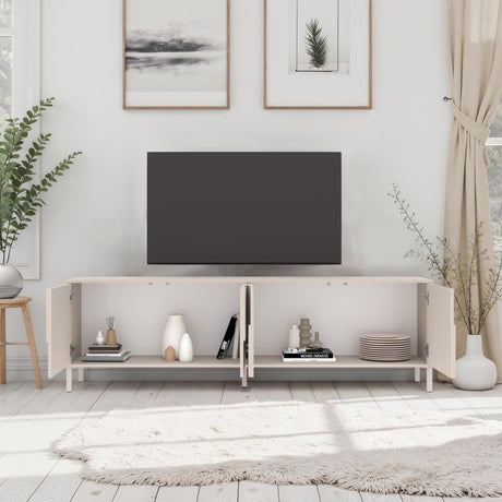 Vienna 210cm 4 Door Large Cashmere TV Unit - FurniComp