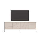 Vienna 210cm 4 Door Large Cashmere TV Unit - FurniComp