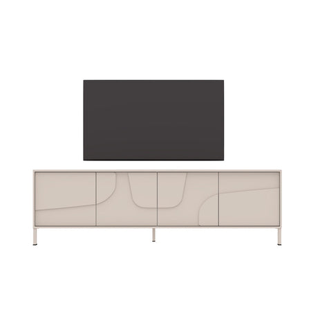 Vienna 210cm 4 Door Large Cashmere TV Unit - FurniComp