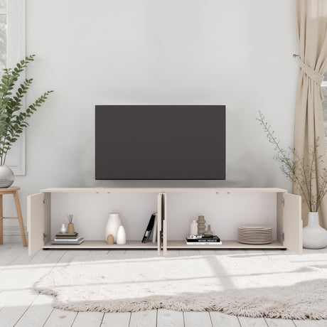 Vienna 210cm 4 Door Large Cashmere TV Unit - FurniComp