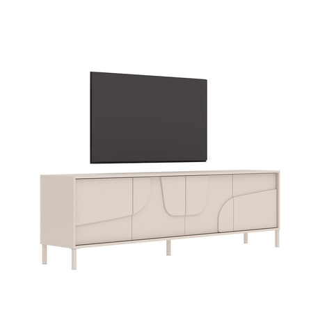 Vienna 210cm 4 Door Large Cashmere TV Unit - FurniComp
