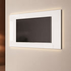 Combo 180x100cm Wall TV Backboard-White Gloss - FurniComp