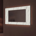 Combo 180x100cm Wall TV Backboard-White Marble - FurniComp