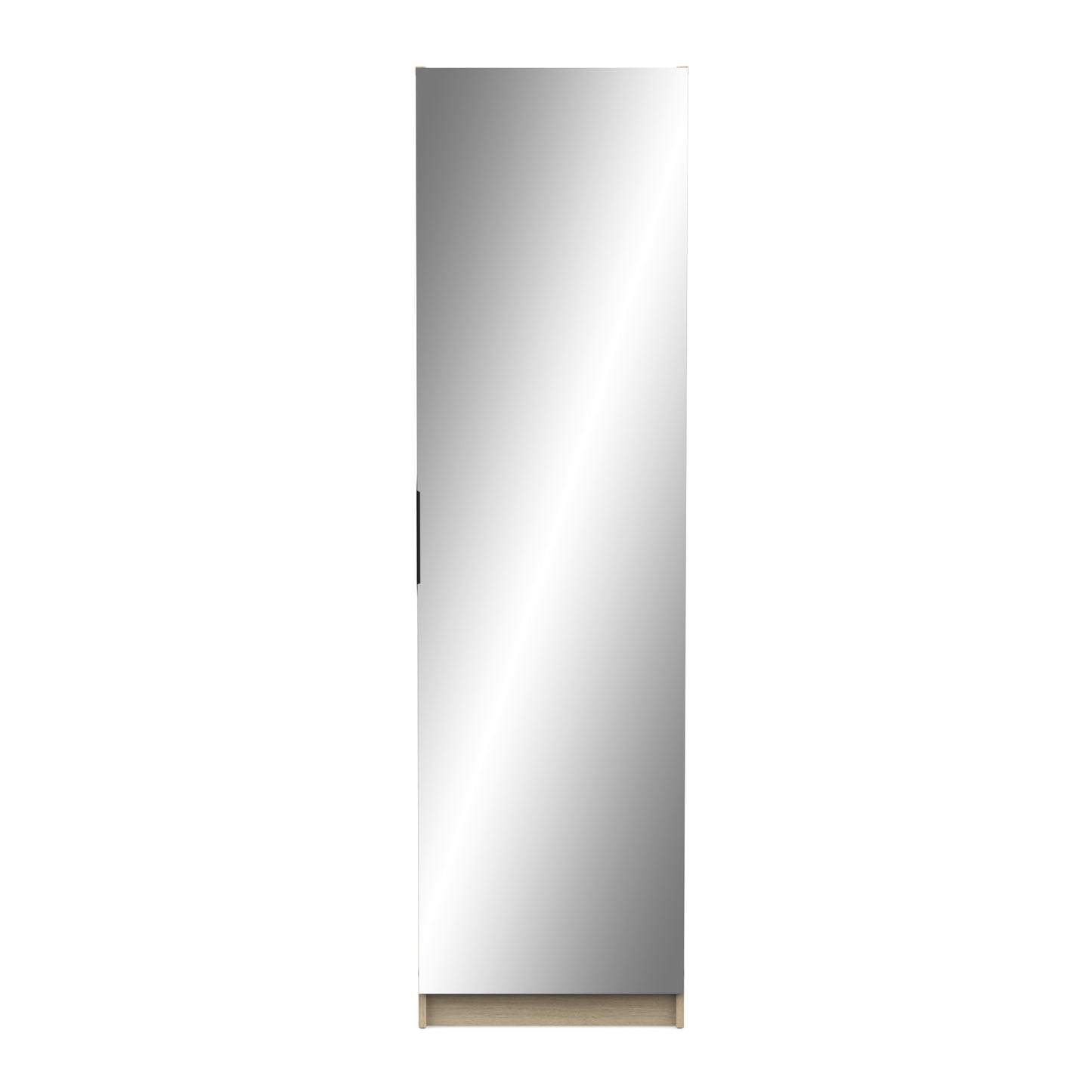 Reflex Royal Oak Tall Mirrored Shoe Cabinet - FurniComp