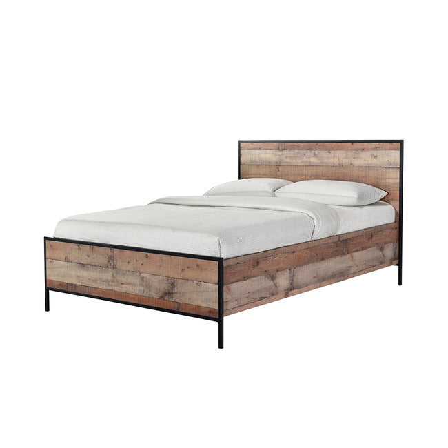 Marco Oak Effect Double Bed Frame - FurniComp