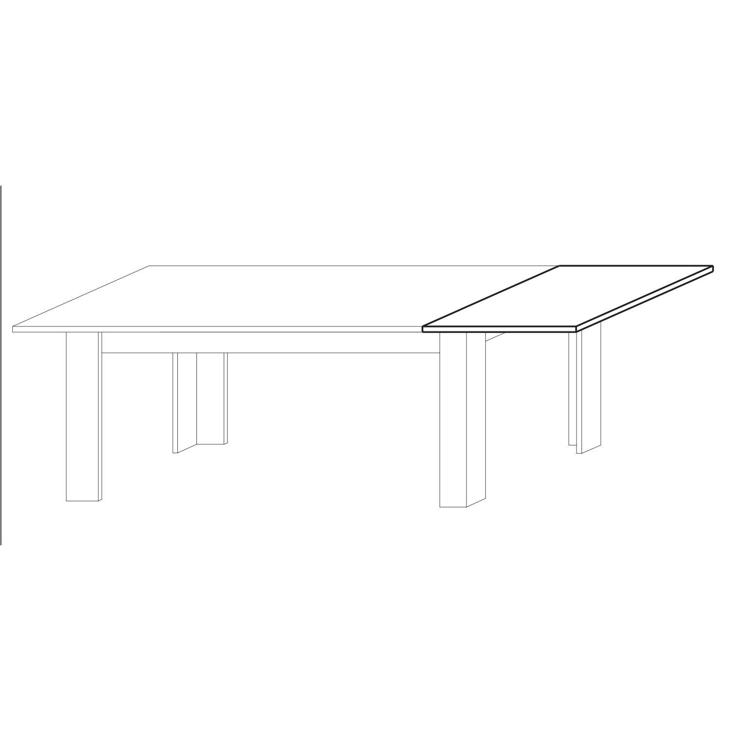 Siena 137cm Concrete Grey Extending Dining Table - FurniComp