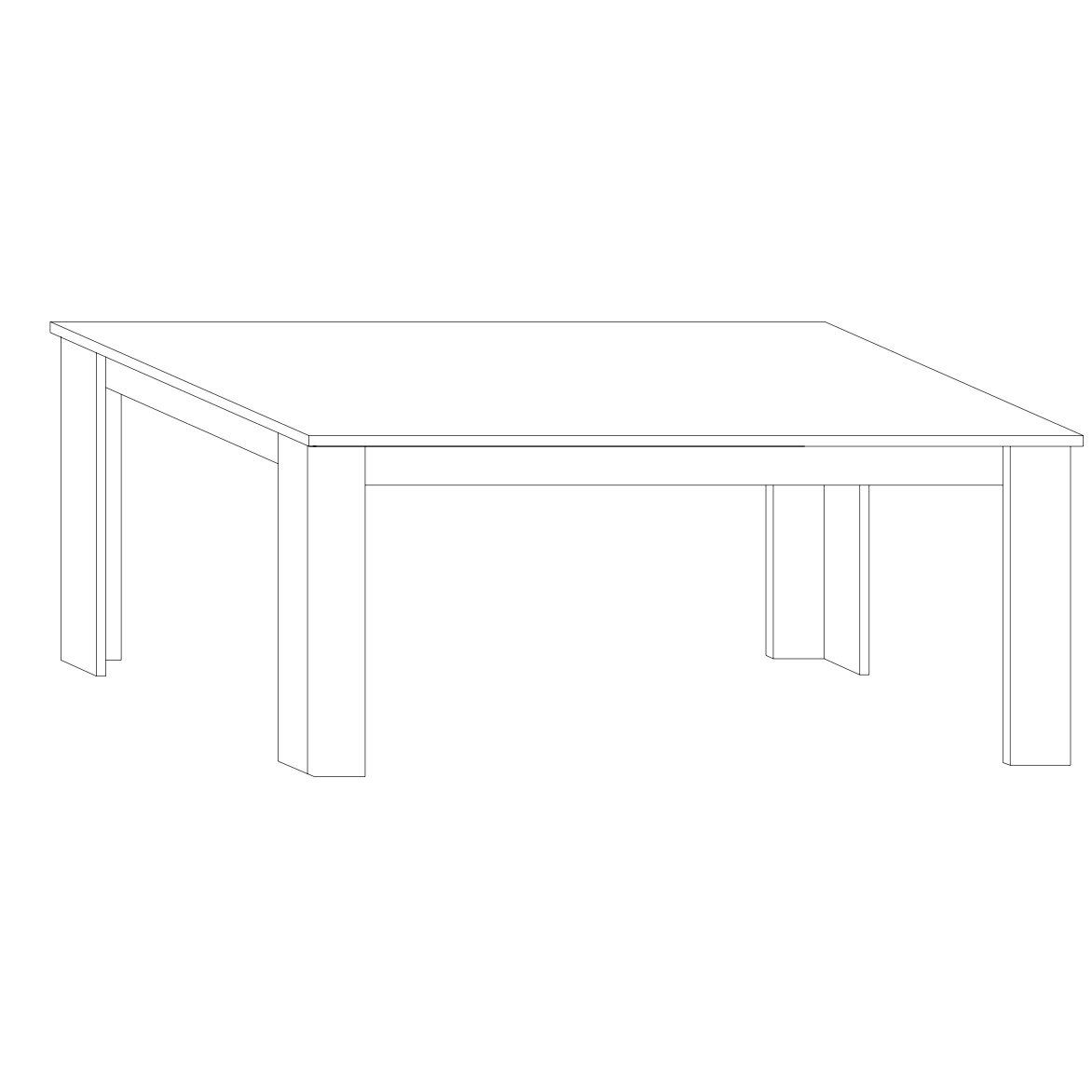 Lyon 180cm Grey Gloss Dining Table - FurniComp