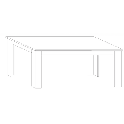 Lyon 180cm Grey Gloss Dining Table - FurniComp