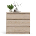 Alaska 3 Drawer Jackson Hickory Oak Chest of Drawer - FurniComp
