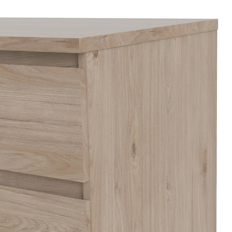 Alaska 5 Drawer Jackson Hickory Oak Chest of Drawer - FurniComp