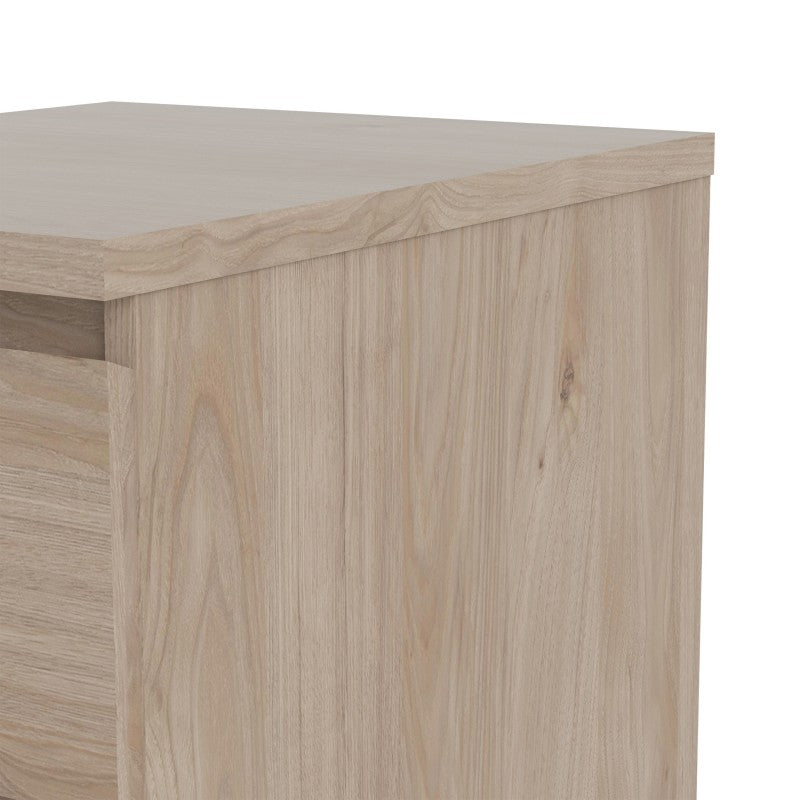 Alaska Jackson Hickory Oak 3 Drawer Bedside - FurniComp