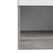Alaska White Gloss and Concrete Grey 1 Drawer 1 Shelf Bedside - FurniComp