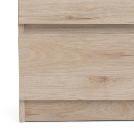 Alaska Wide Jackson Hickory Oak 6 Drawers (3+3) Chest of Drawer - FurniComp